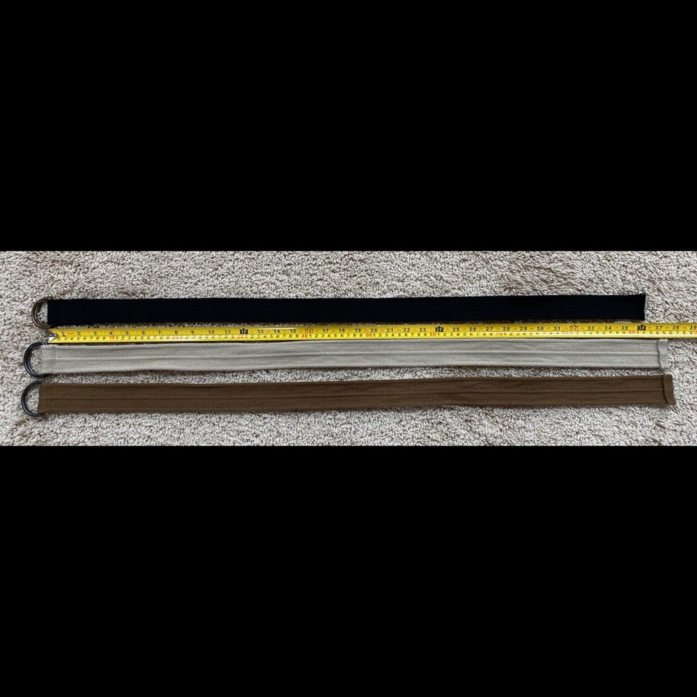 3 cloth belts